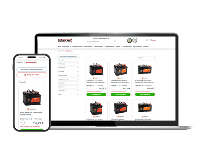 Autobatterie online kaufen