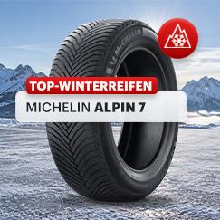 Michelin Alpin 7 Winterreifen mit laufrichtungsgebundenem Profil und zahlreichen Lamellen