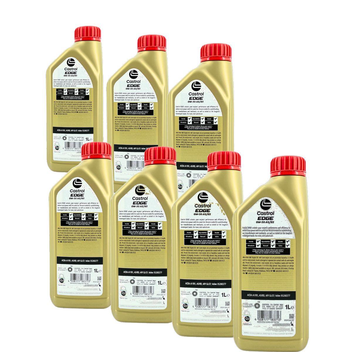 Castrol Edge 0W-30 A5/B5 7x1 Liter