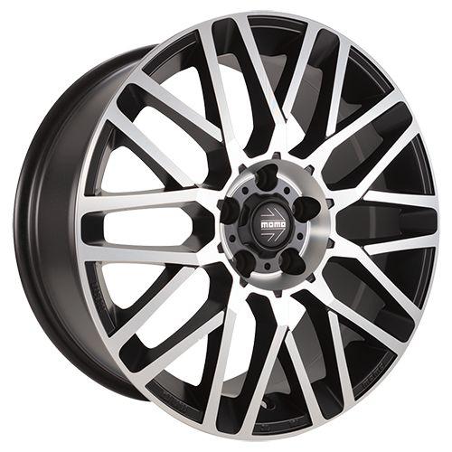 MOMO WHEELS REVENGE EVO schwarzmatt poliert 7.0Jx17 5x112 ET45
