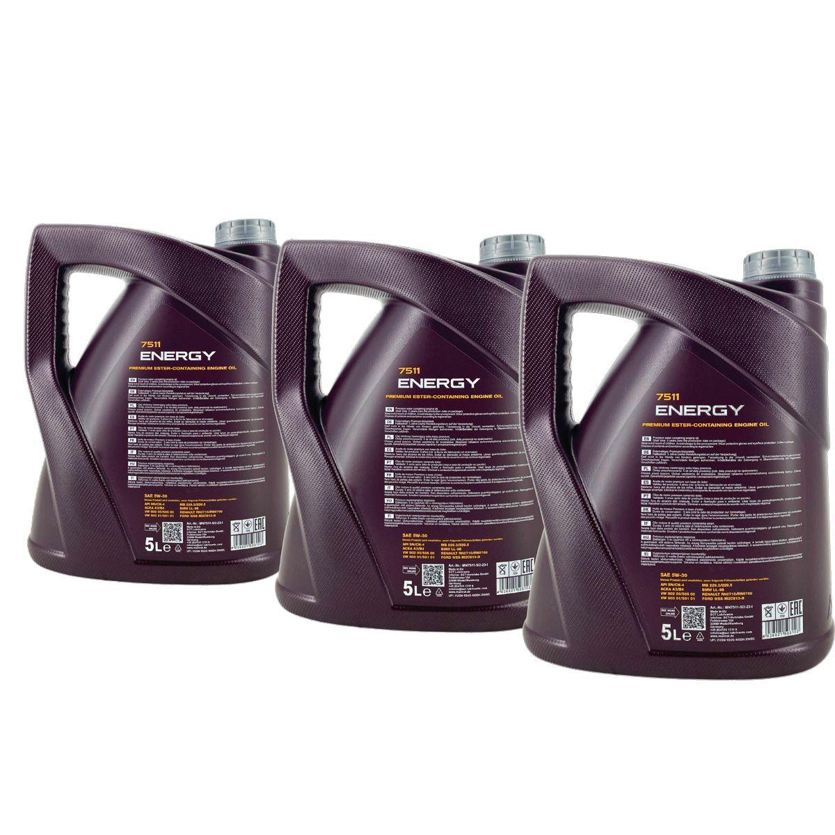 Mannol Energy 5W-30 3x5 Liter