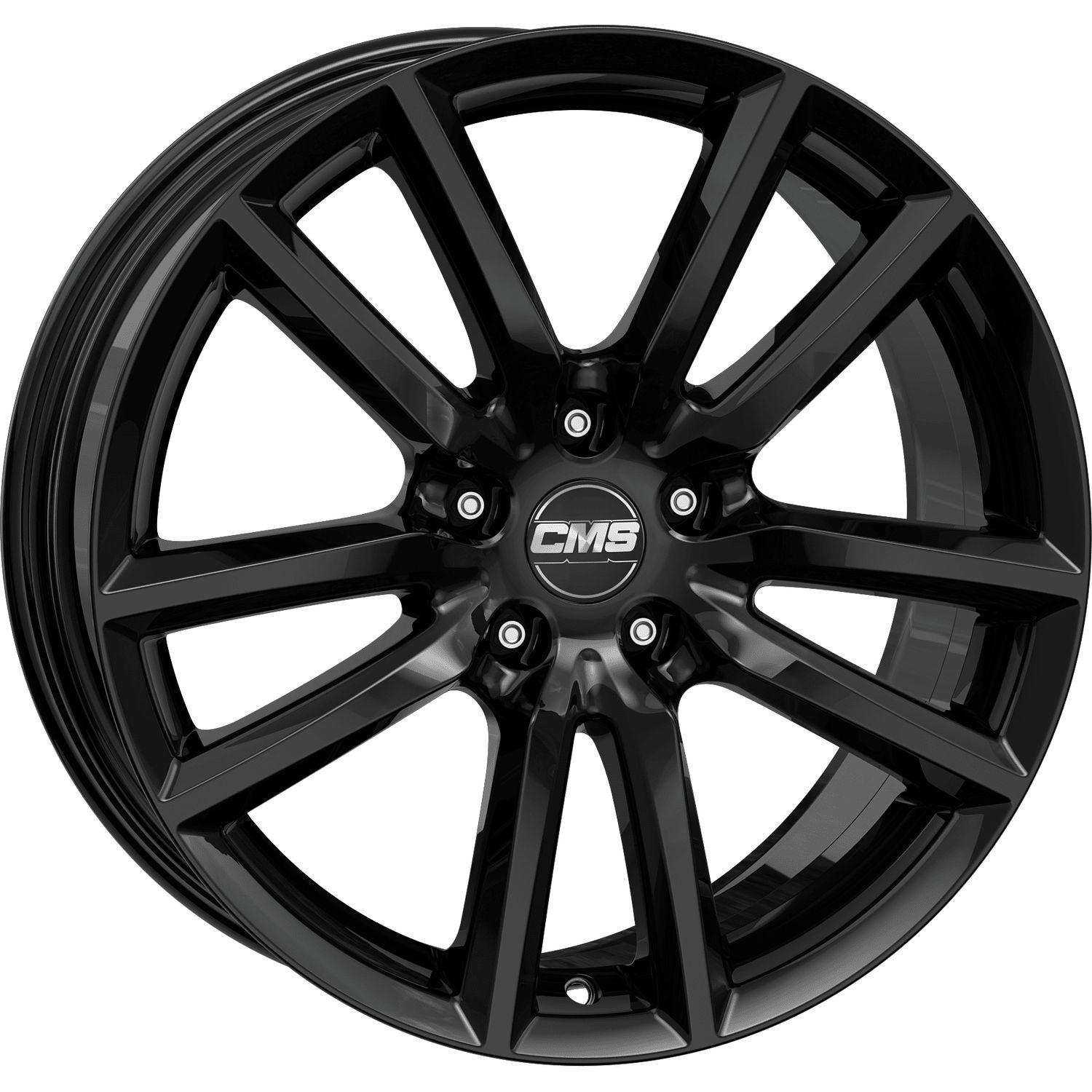 CMS C27 complete black gloss 7.5Jx18 5x120 ET40