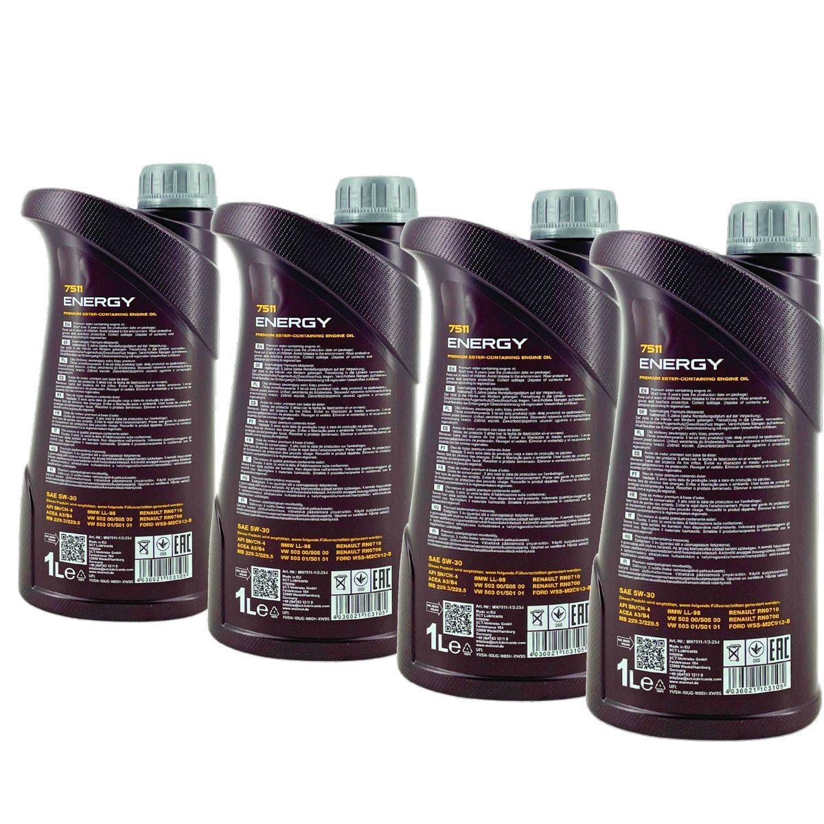 Mannol Energy 5W-30 4x1 Liter