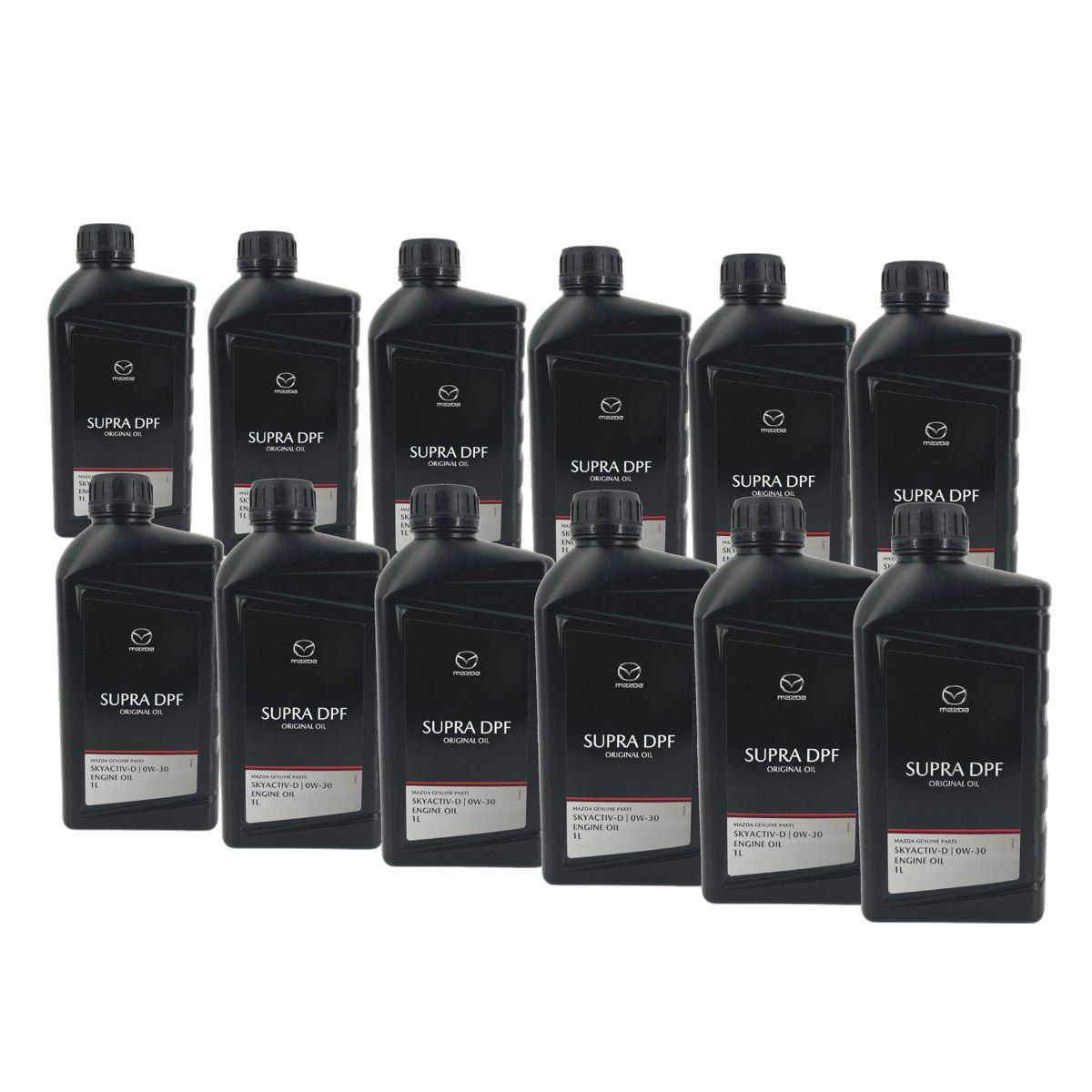 Mazda Original Oil Supra DPF Skyactiv-D 0W-30 12x1 Liter