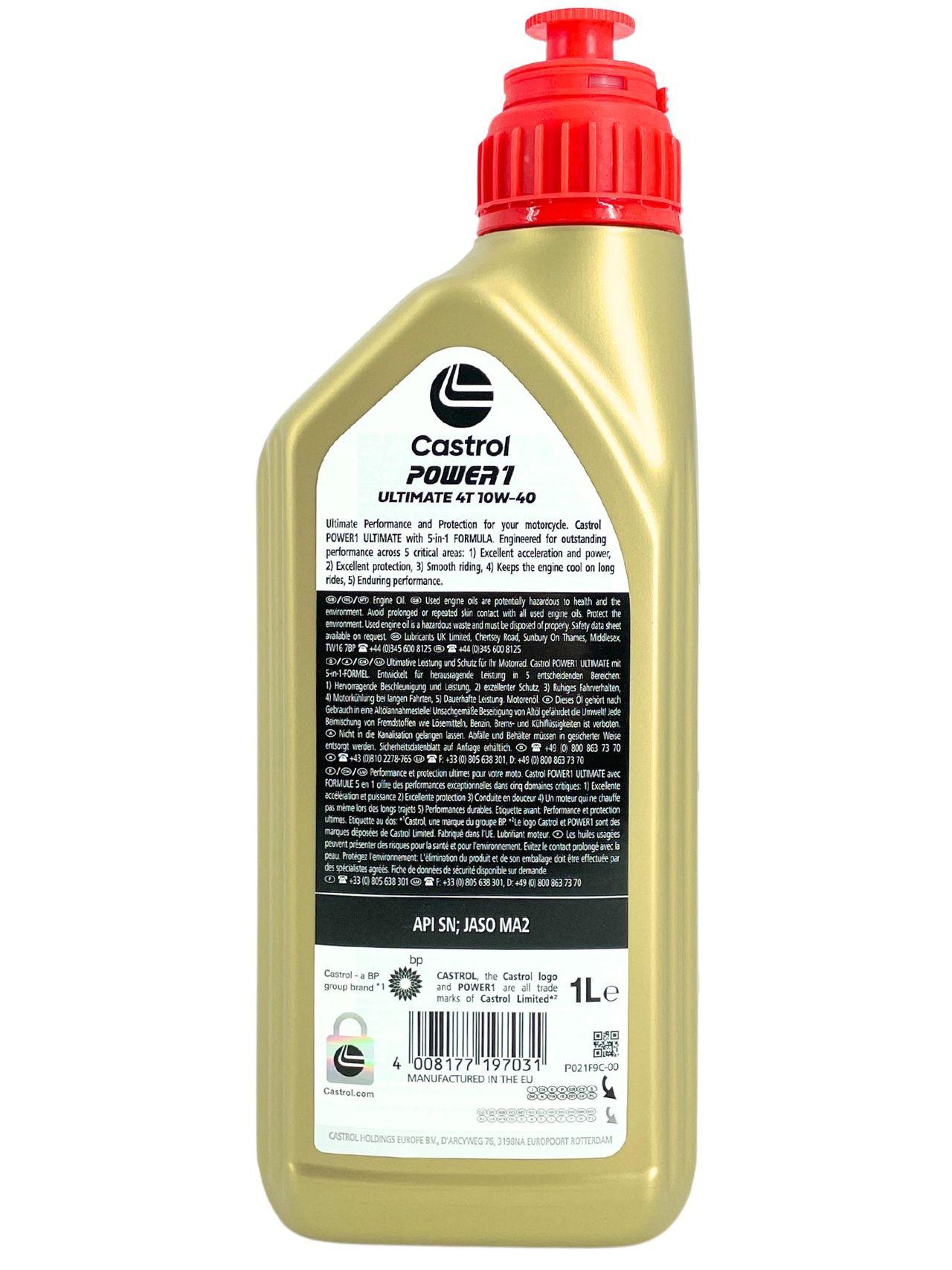 Castrol Power 1 Ultimate 4T 10W-40 1 Liter