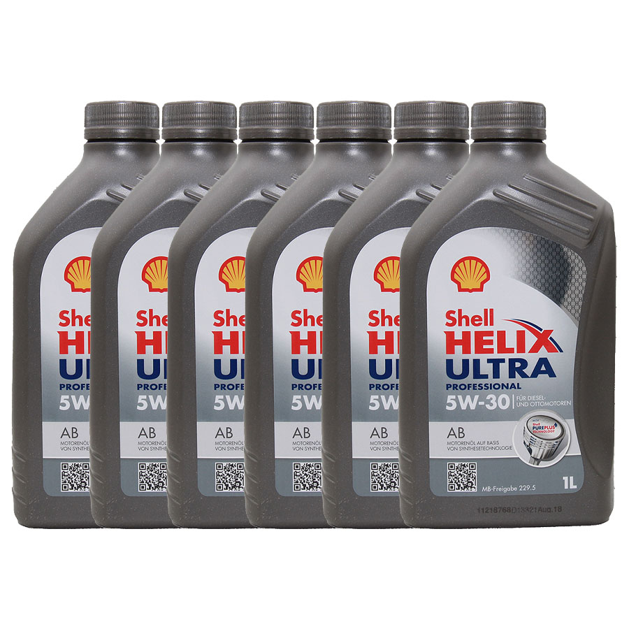 Shell Helix Ultra Professional AB 5W-30 6x1 Liter