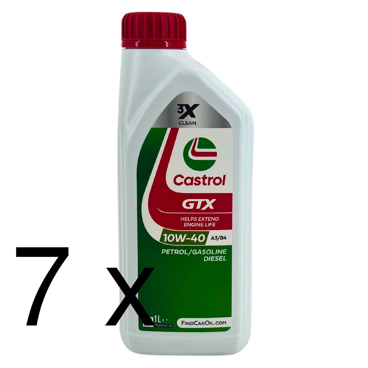 Castrol GTX 10W-40 A3/B4 7x1 Liter
