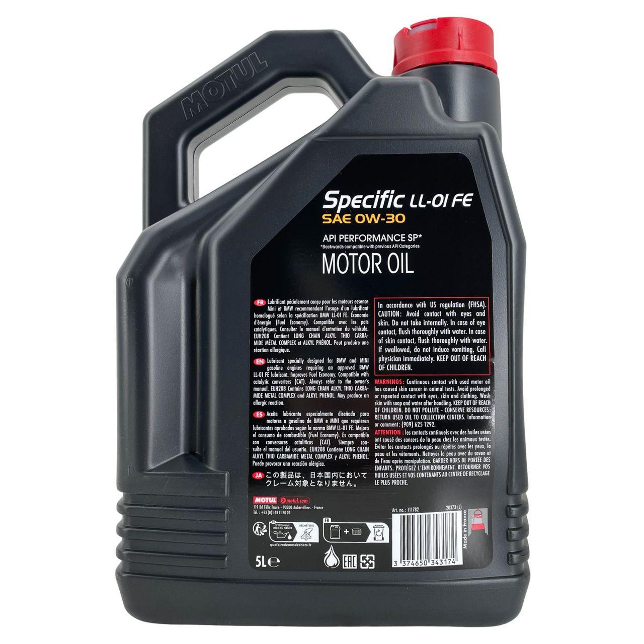 Motul Specific LL-01 FE 0W-30 5 Liter