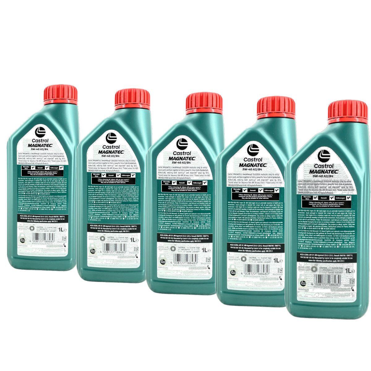Castrol Magnatec 5W-40 A3/B4 5x1 Liter