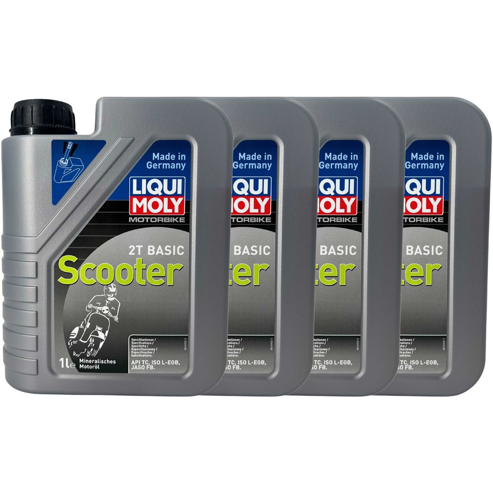 Liqui Moly Motorbike 2T Basic Scooter 4x1 Liter | G38076645