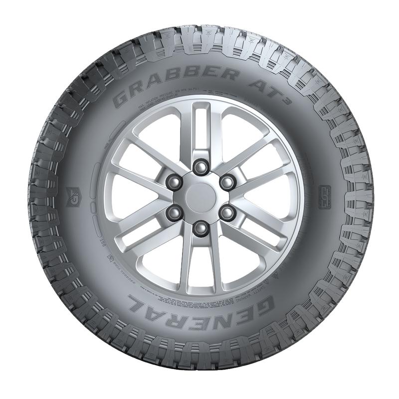 GENERAL TIRE GRABBER AT3 315/70R17 121/118S FR OWL