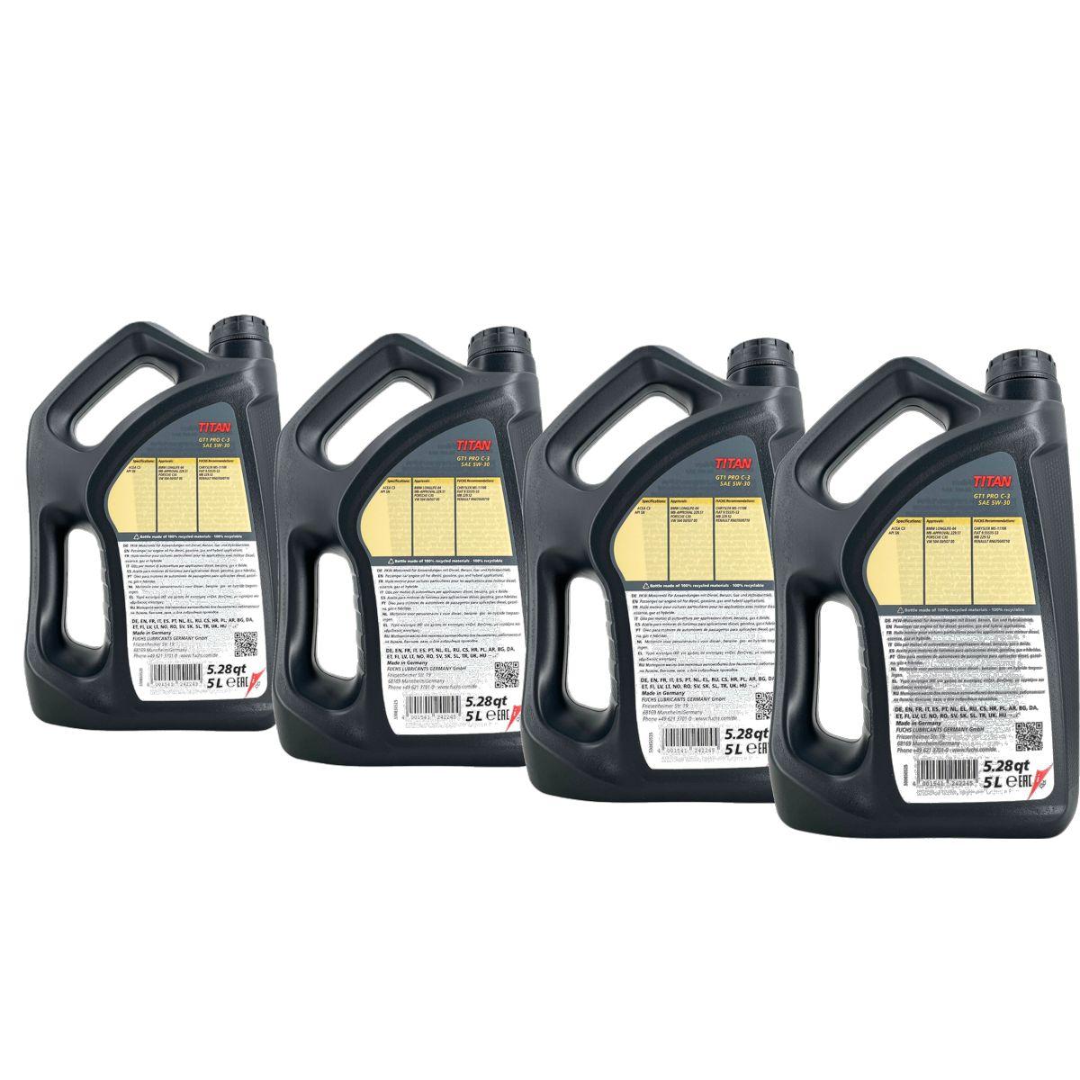 Fuchs Titan GT1 PRO C-3 5W-30 4x5 Liter