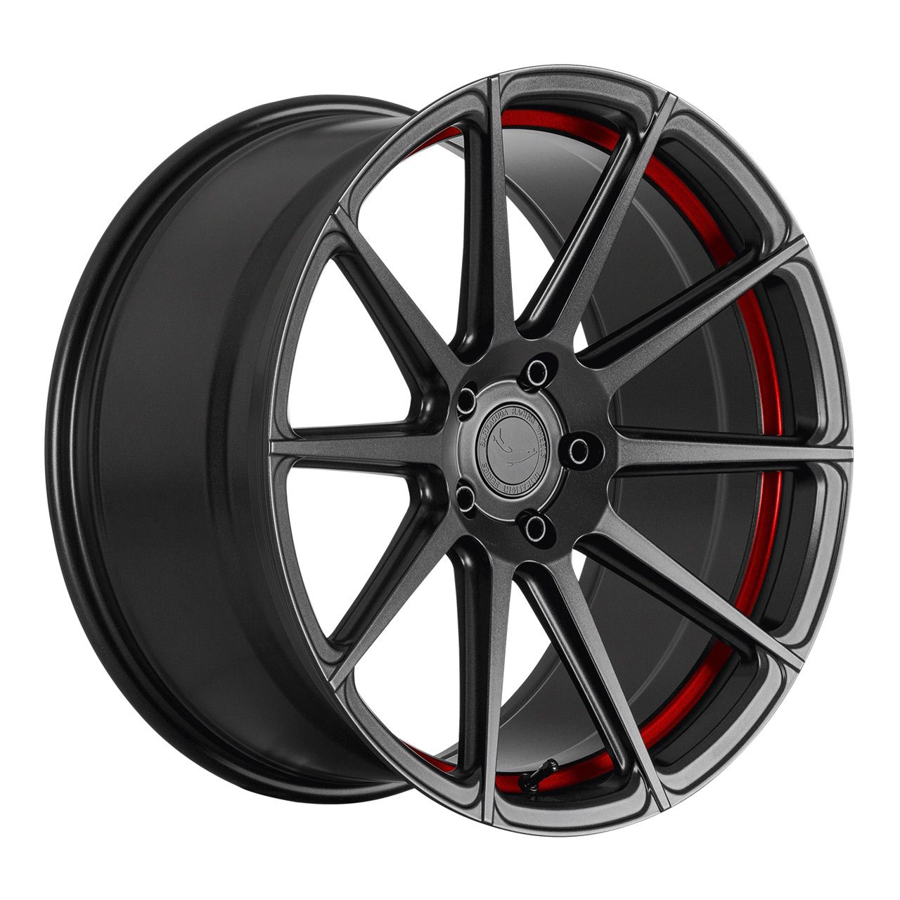 BARRACUDA PROJECT 2.0 Mattgunmetal/ undercut Color Trim rot 8.5Jx19 5x120 ET37