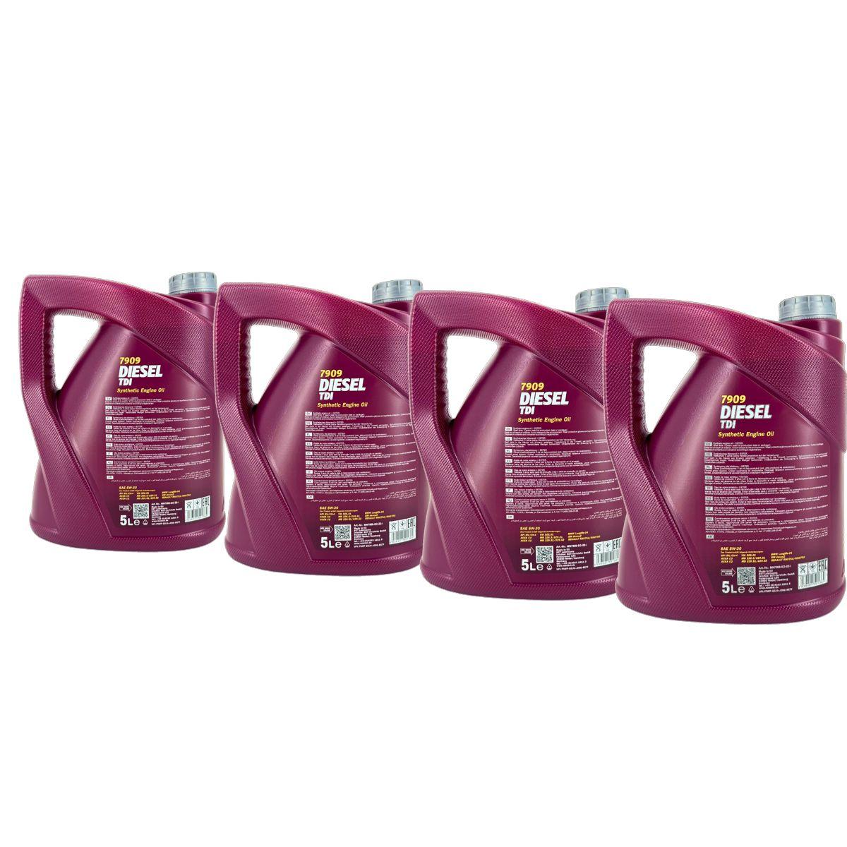 Mannol Diesel TDI 5W-30 4x5 Liter