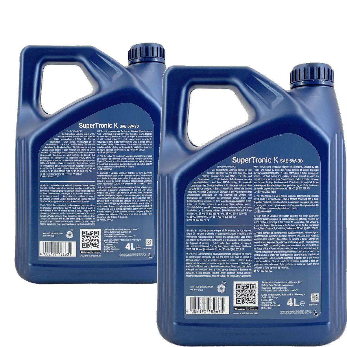 Aral SuperTronic K 5W-30 2x4 Liter