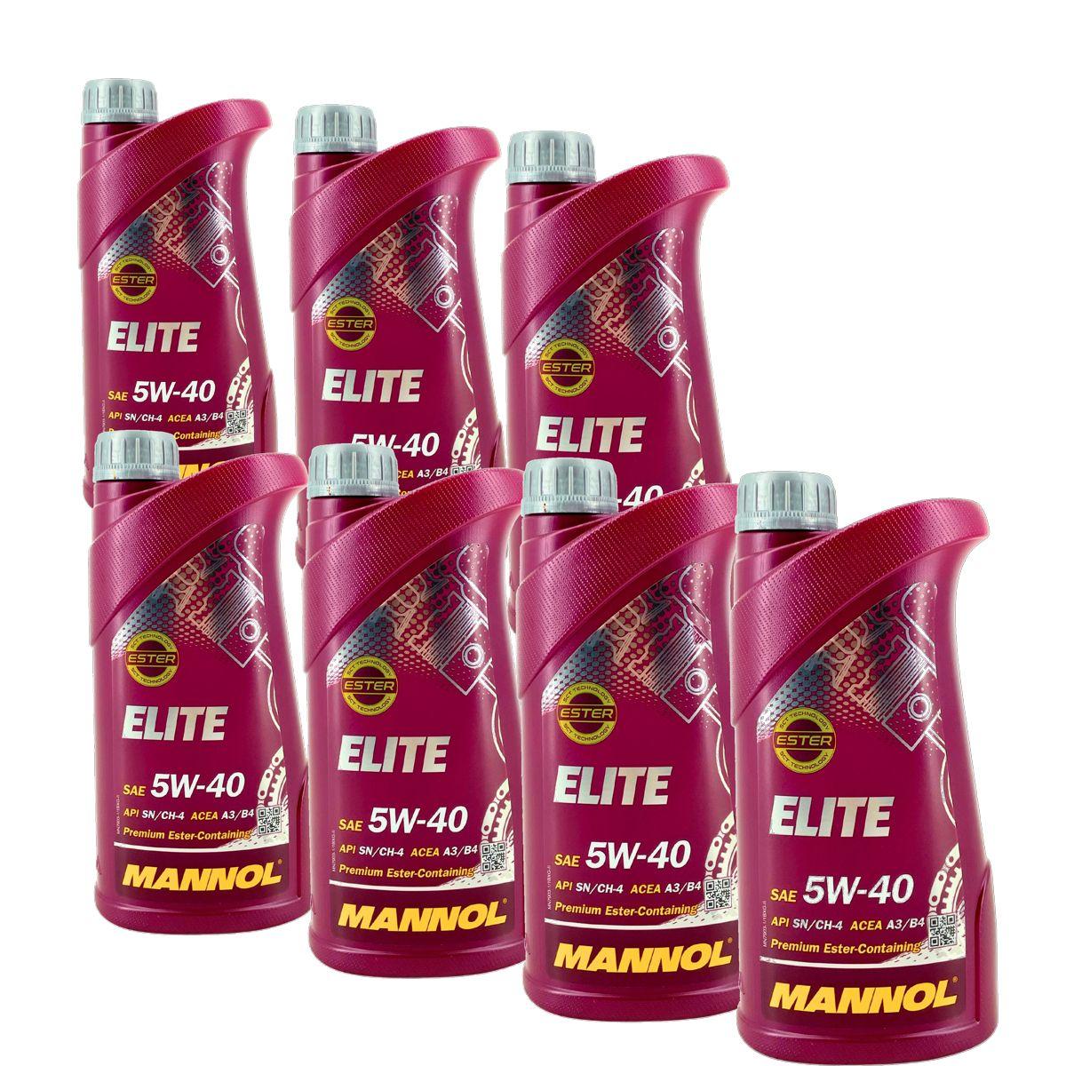 Mannol Elite 5W-40 7x1 Liter