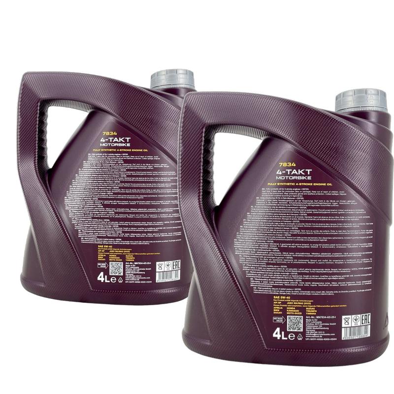 Mannol 4-Takt Motorbike 5W-40 2x4 Liter