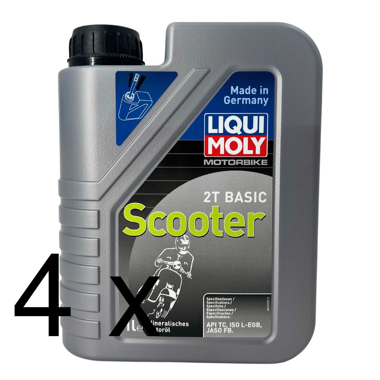 Liqui Moly Motorbike 2T Basic Scooter 4x1 Liter