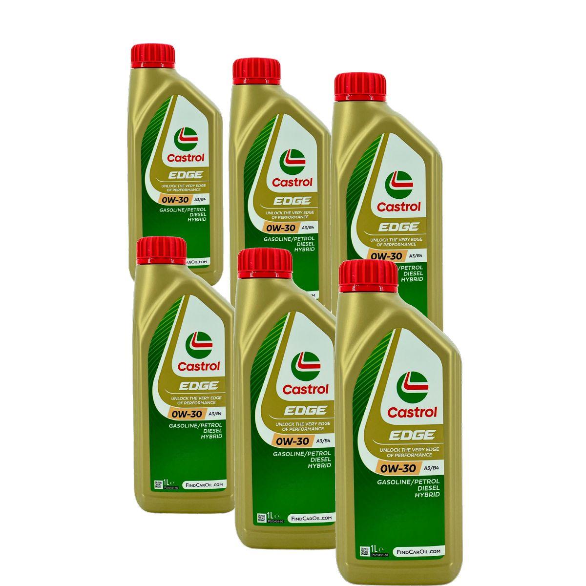 Castrol Edge 0W-30 A3/B4 6x1 Liter