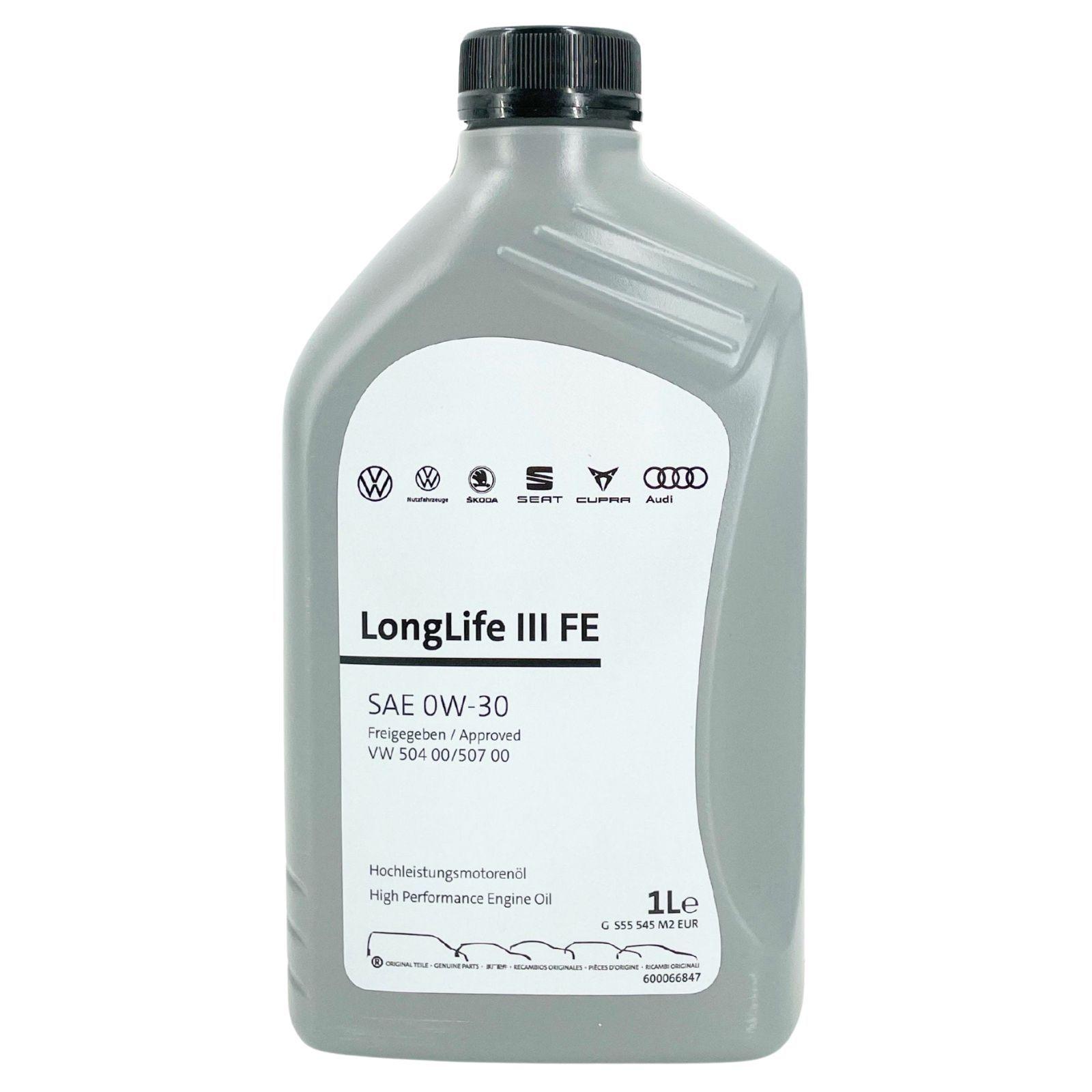 Original VW Audi Seat Skoda 0W-30 Longlife FE 3 2x1 Liter