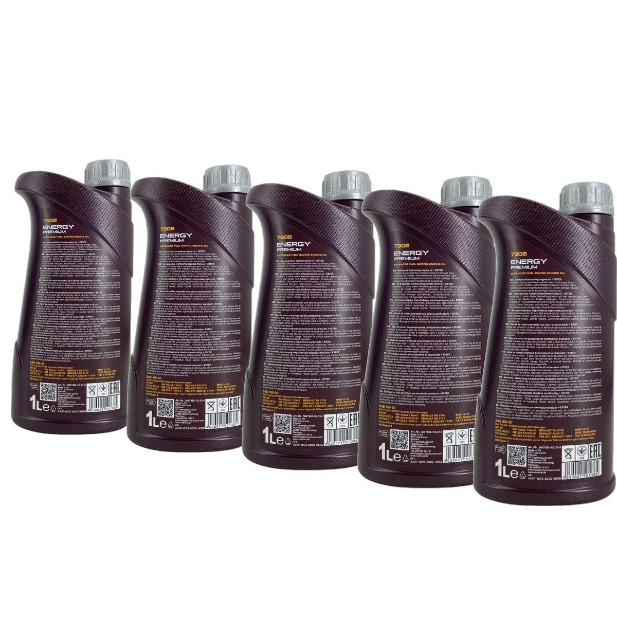 Mannol Energy Premium 5W-30 5x1 Liter