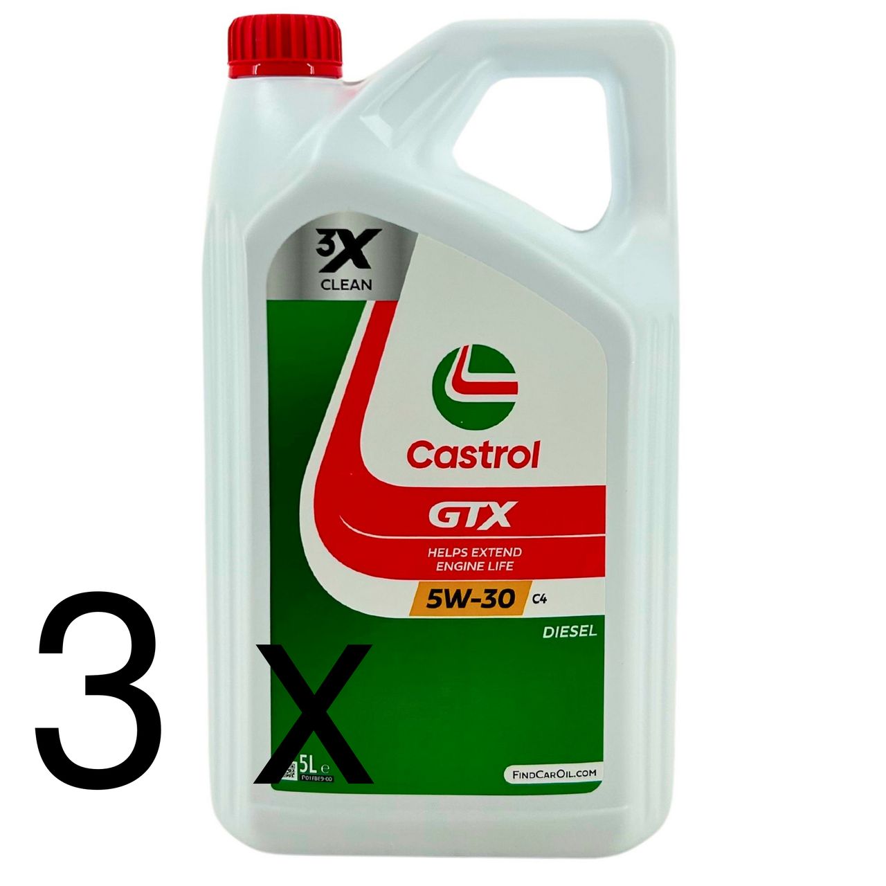 Castrol GTX 5W-30 C4 3x5 Liter
