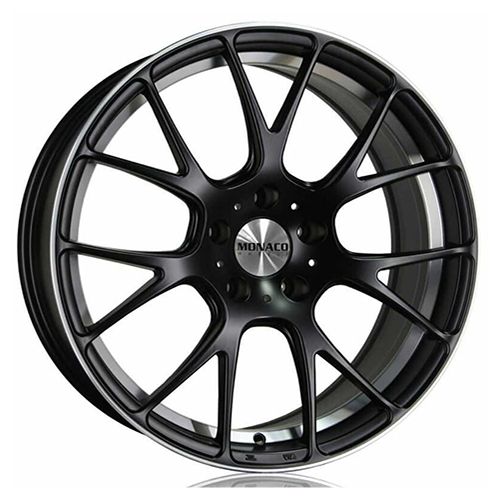 MONACO WHEELS MONACO MIRABEAU matt black/polished 8.0Jx18 5x114.3 ET40