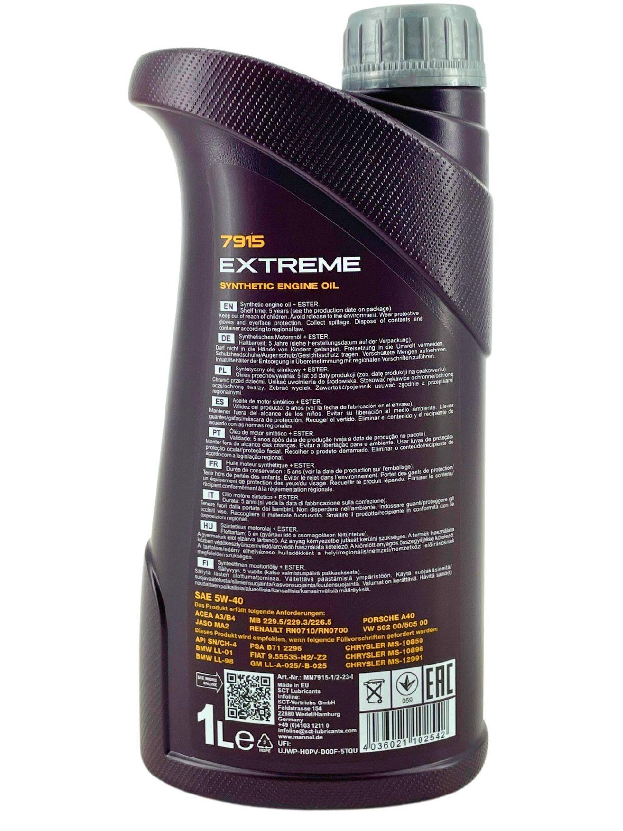 Mannol Extreme 5W-40 1 Liter