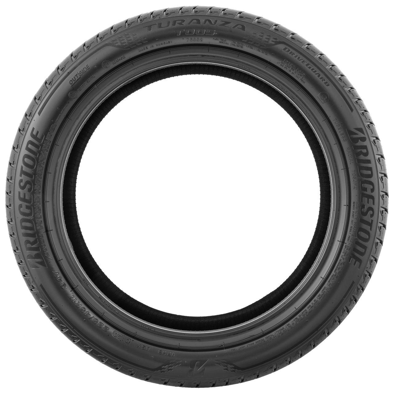BRIDGESTONE TURANZA T005 DRIVEGUARD RUN FLAT 225/45R18 95Y RUN FLAT XL