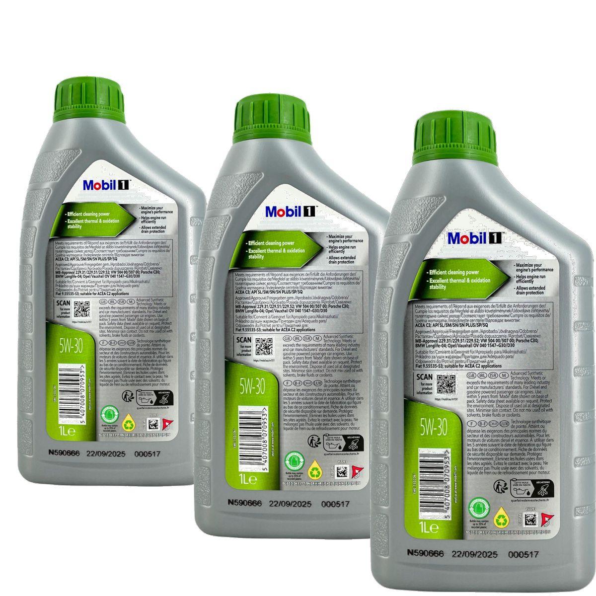Mobil 1 ESP 5W-30 3x1 Liter