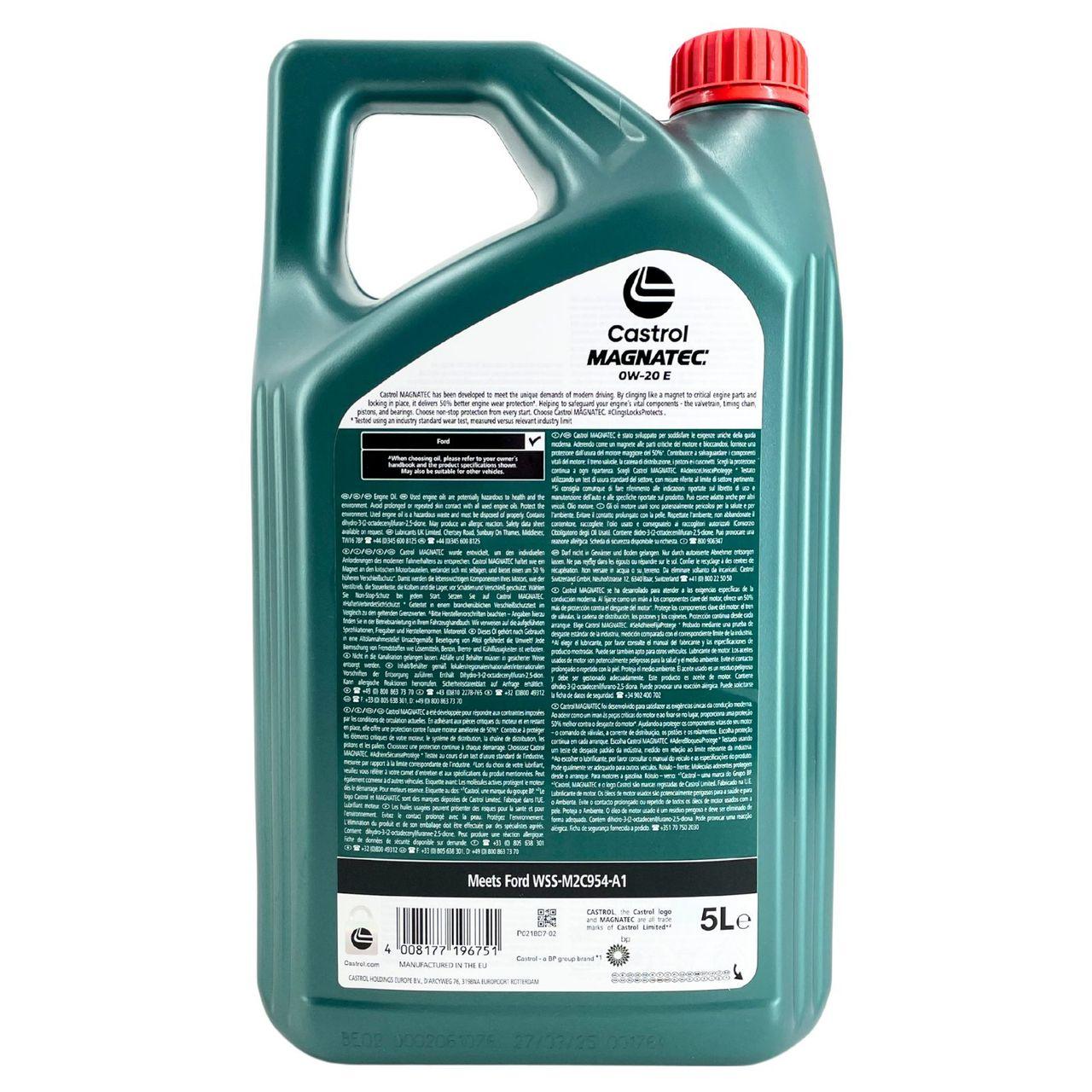 Castrol Magnatec 0W-20 E 5 Liter