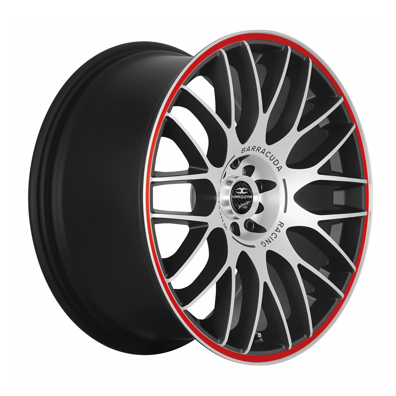 BARRACUDA KARIZZMA mattblack-polished color trim rot 8.0Jx18 5x120 ET35