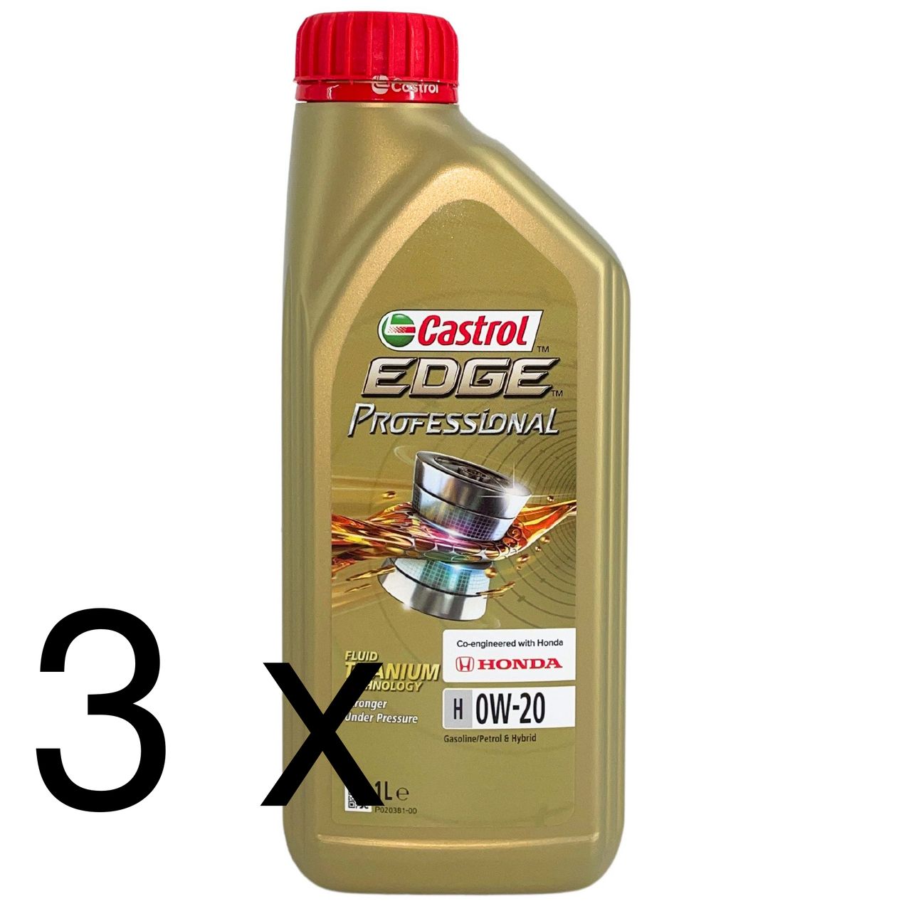 Castrol Edge Professional Fluid Titanium H 0W-20 3x1 Liter