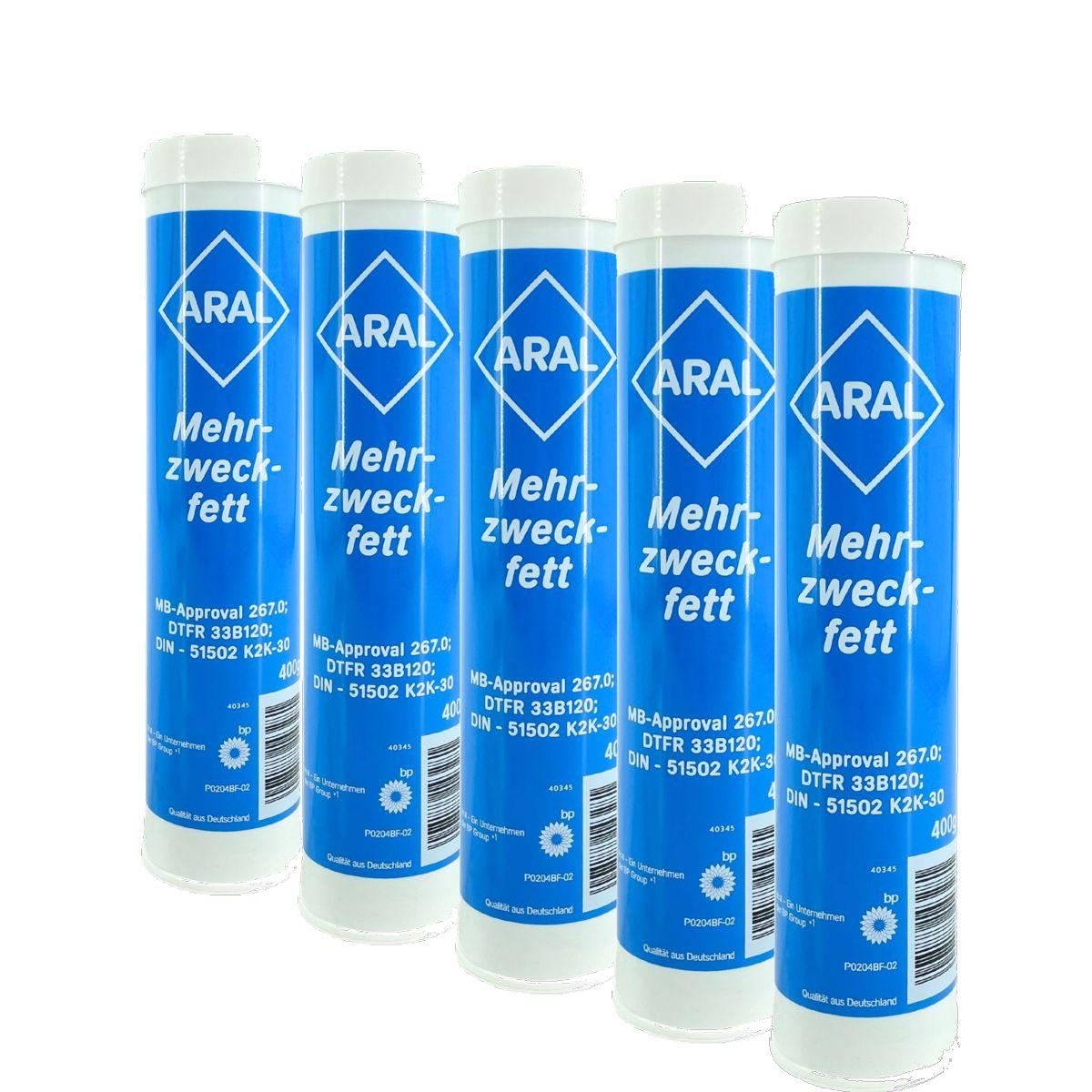 Aral Mehrzweckfett 5x400 Gramm