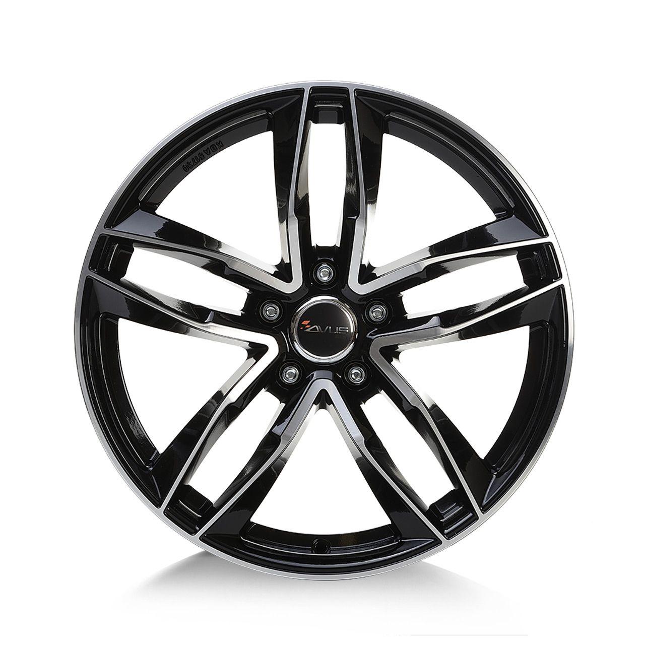 AVUS RACING AF16 black polished 10.0Jx21 5x112 ET20