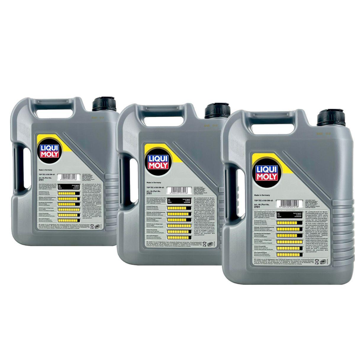 Liqui Moly Top Tec 4100 5W-40 3x5 Liter