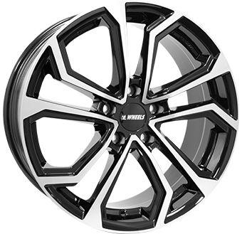 ITWHEELS ELLA shiny black polished front 6.5Jx16 5x108 ET45