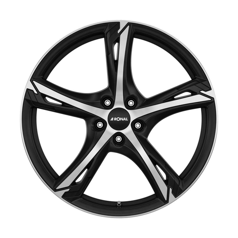 RONAL RONAL R62 jetblack-matt-frontkopiert 7.5Jx17 5x108 ET55