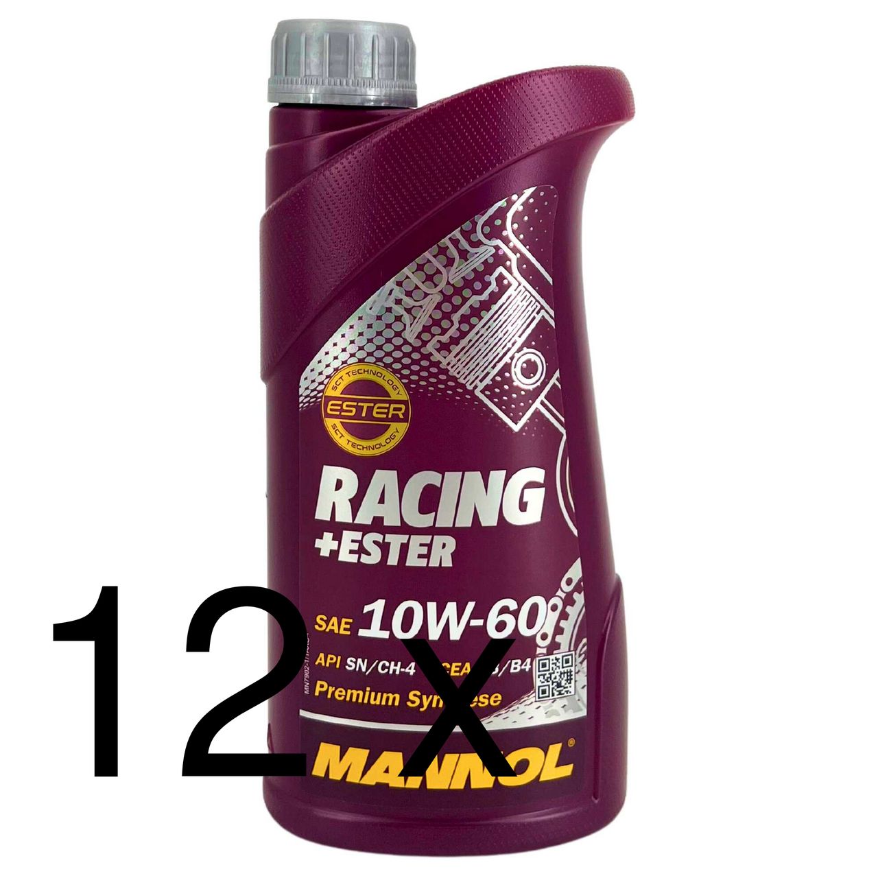 Mannol Racing + Ester 10W-60 12x1 Liter