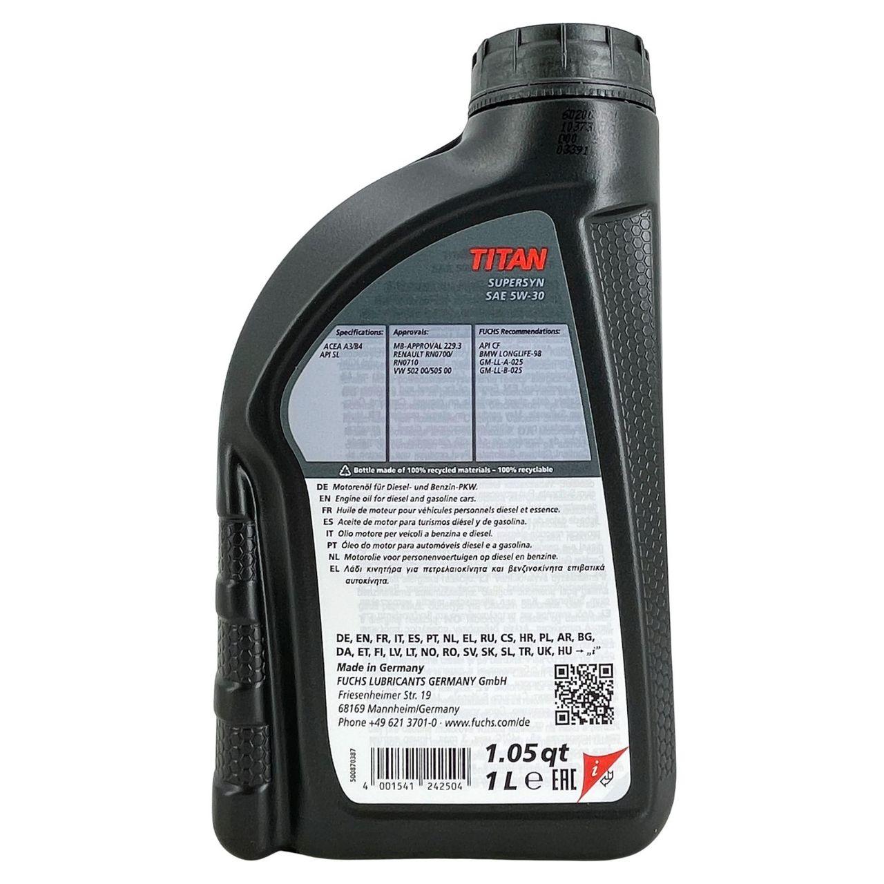 Fuchs Titan Supersyn 5W-30 1 Liter