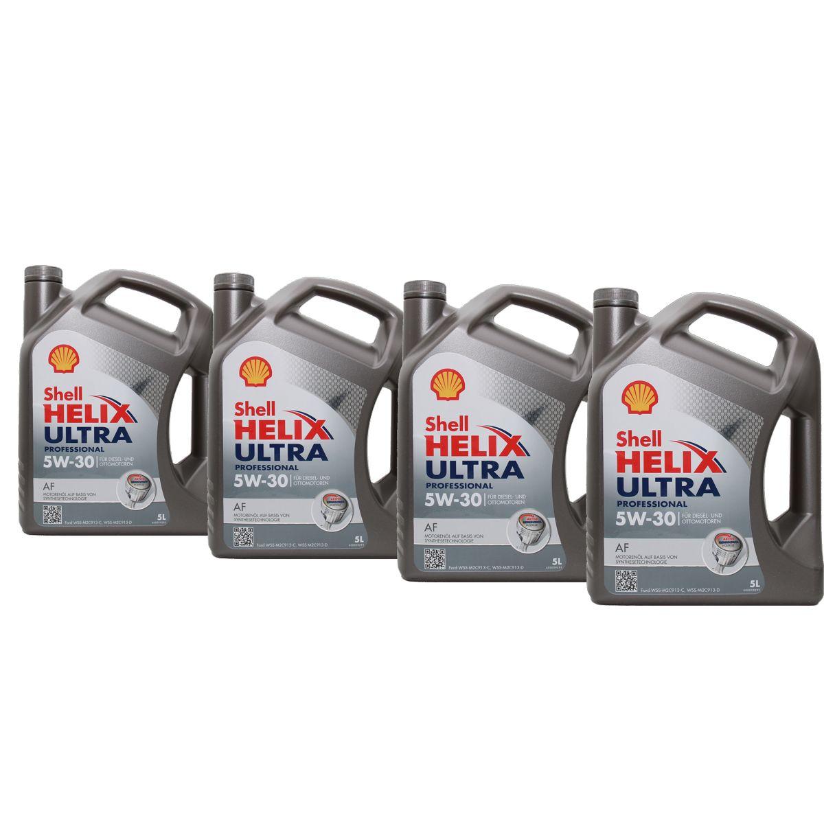 Shell Helix Ultra Professional AF 5W-30 4x5 Liter