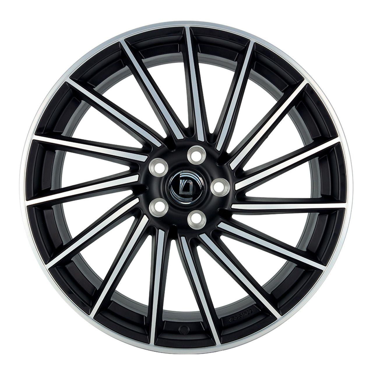 DIEWE BRIOSA schwarzmatt frontpoliert 8.0Jx18 5x112 ET43
