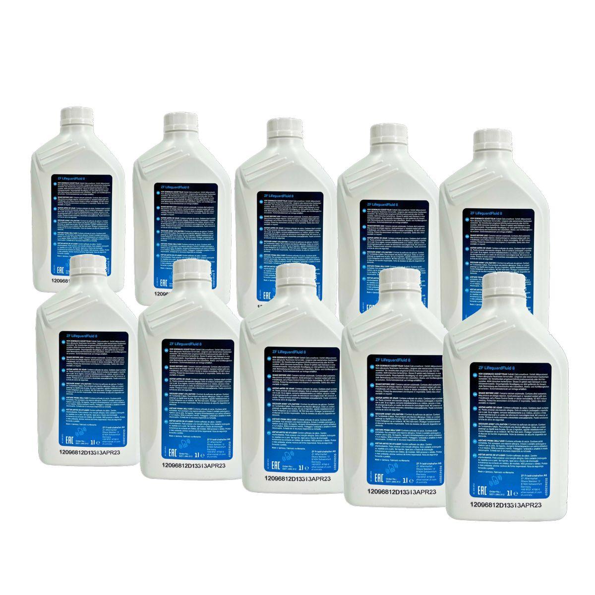 ZF Lifeguard 8 Getriebeöl 10x1 Liter