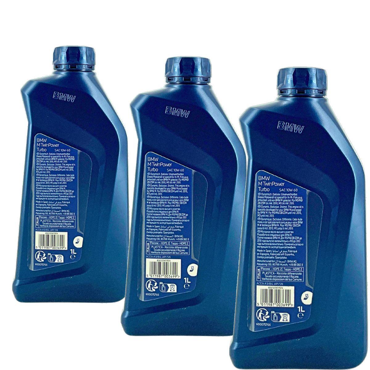 BMW M TwinPower Turbo 10W-60 3x1 Liter