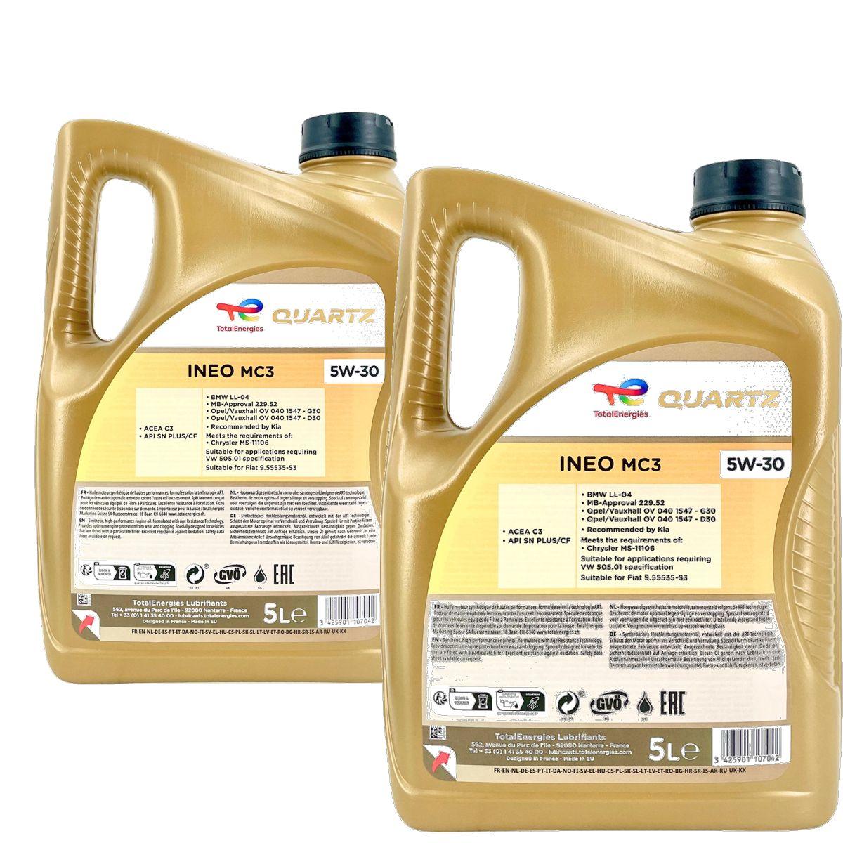 Total Quartz Ineo MC3 5W-30 2x5 Liter
