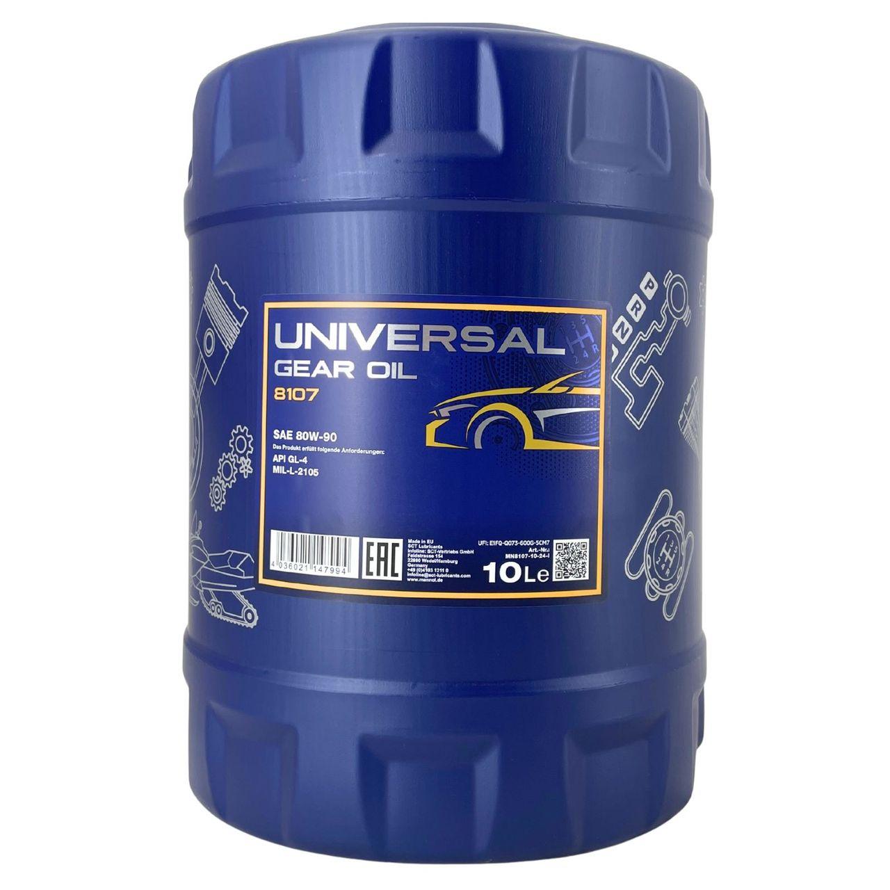 Mannol Universal Getriebeöl 80W-90 GL-4 10 Liter