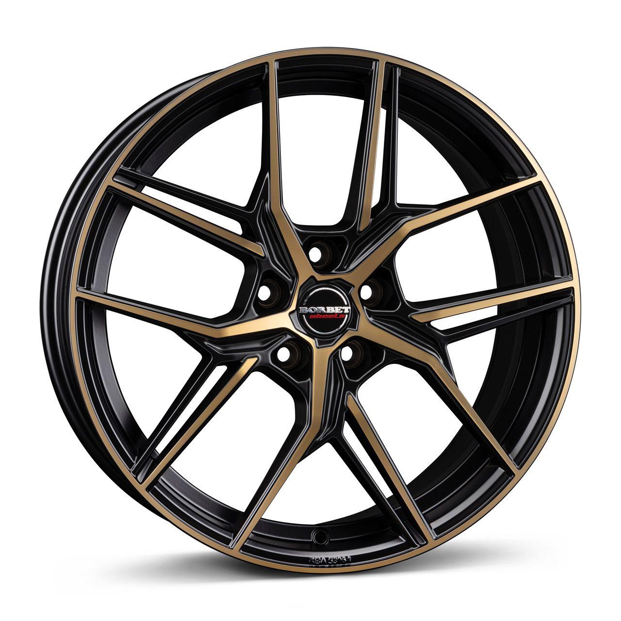 BORBET DESIGN W black copper polished matt 8.0Jx18 5x112 ET40