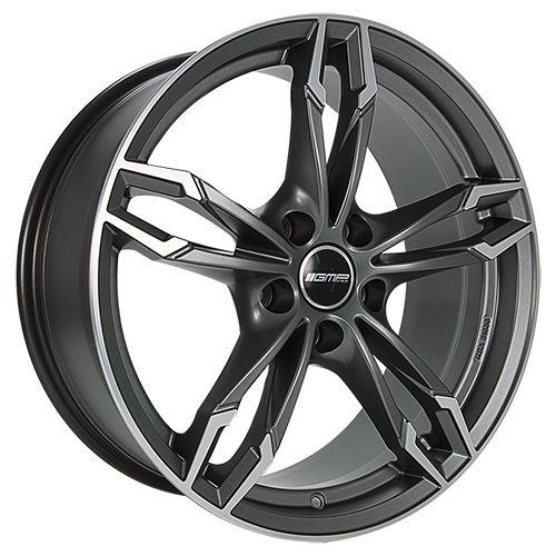 GMP DEA anthrazit matt diamantgeschliffen 8.5Jx19 5x112 ET25
