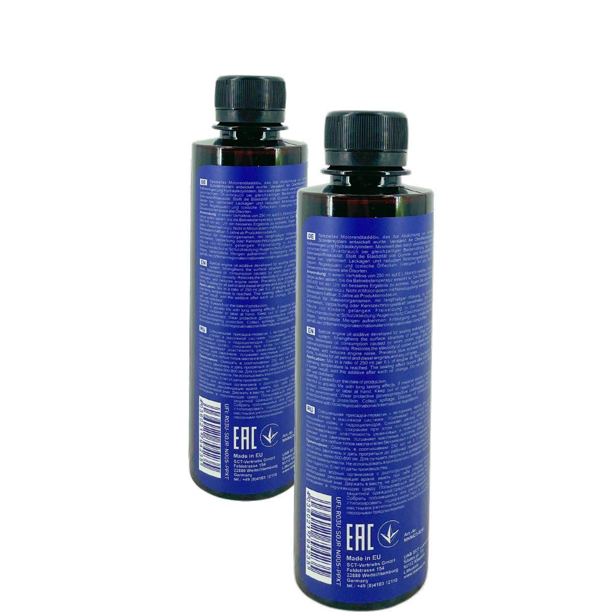 Mannol Oil Leak-Stop Motordichtmittel Ölverlust-Stop Additiv 2x250 ML