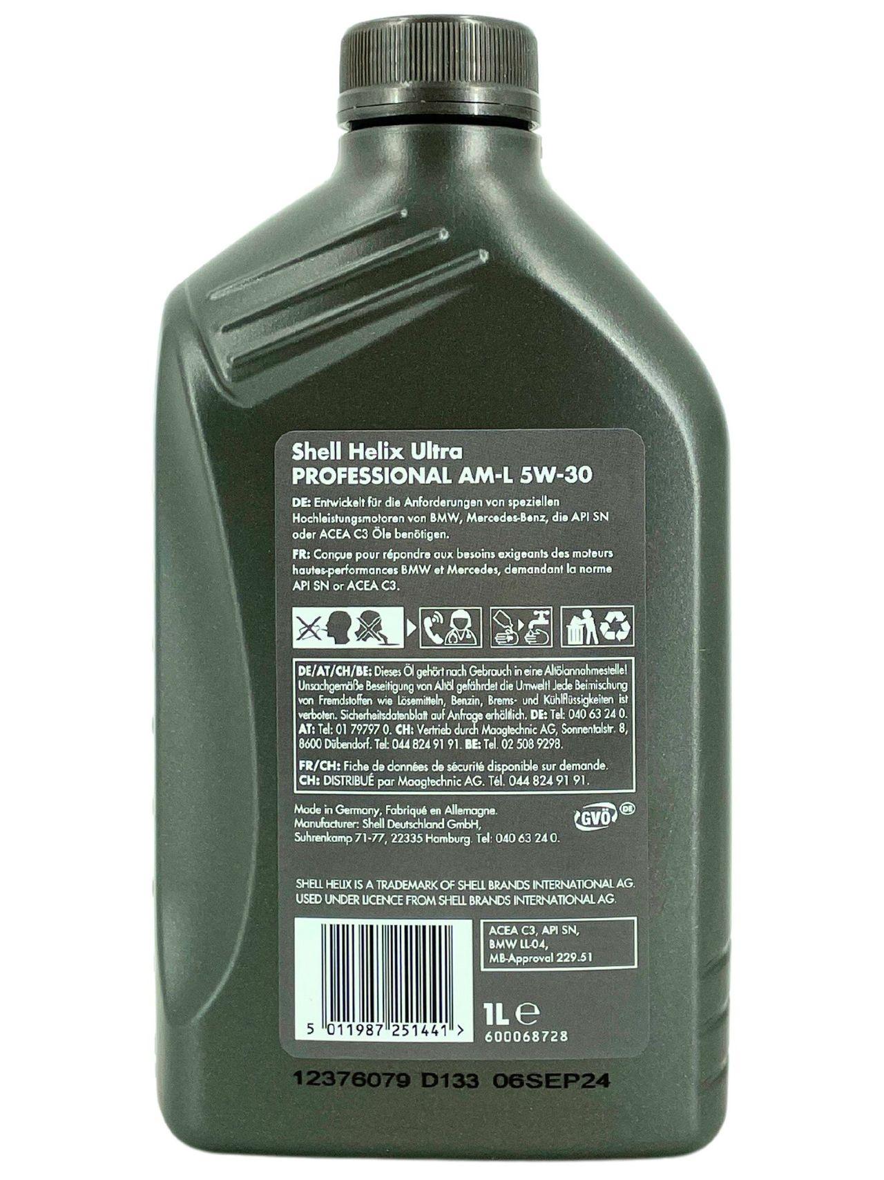 Shell Helix Ultra Professional AM-L 5W-30 1 Liter